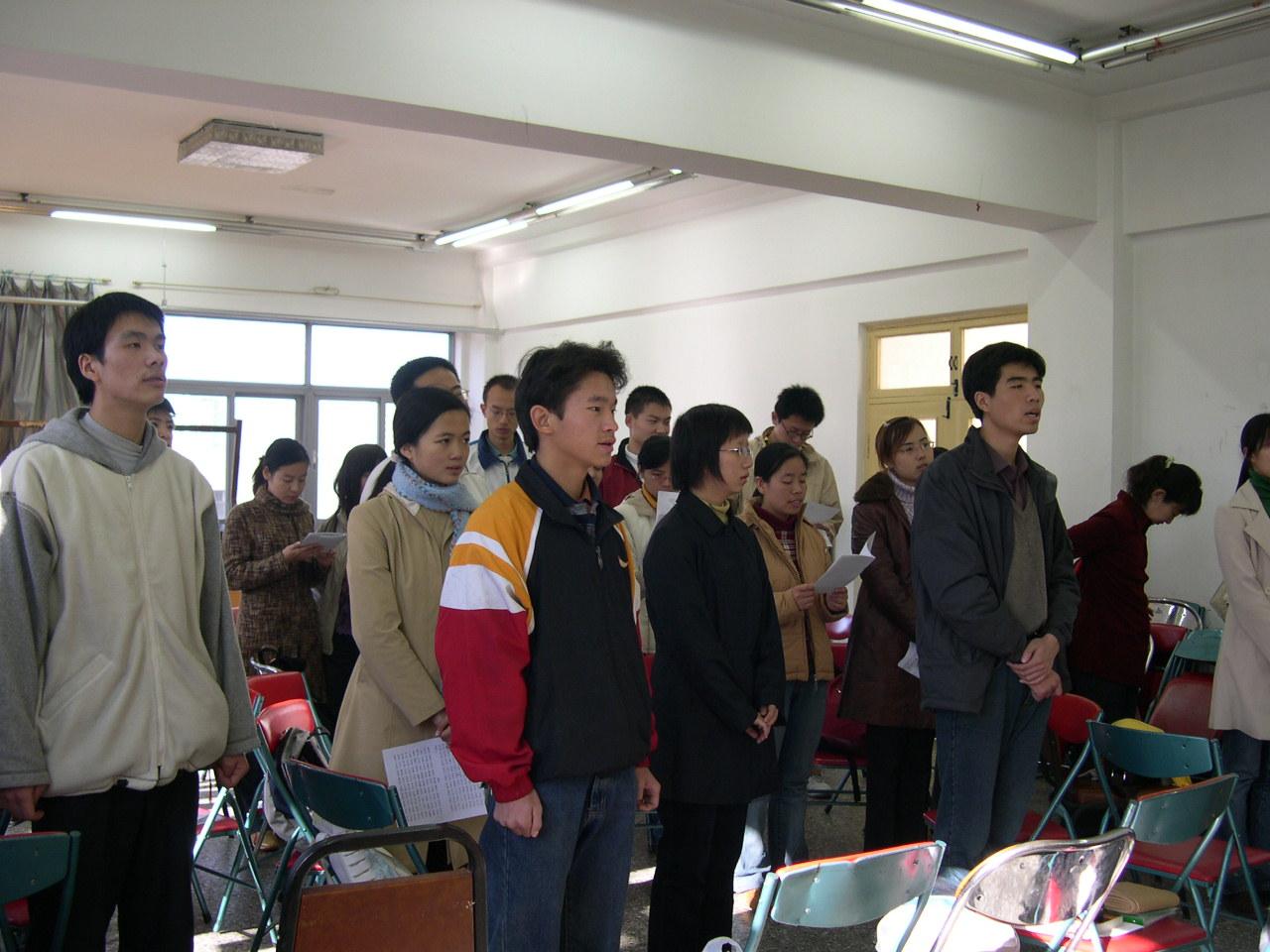 2004年11月14日义工培训会4