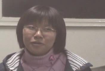 北师大实验中学的学生张悦（2004年秋）