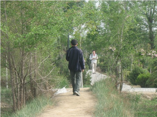 2009甘肃理工大学晨读照片