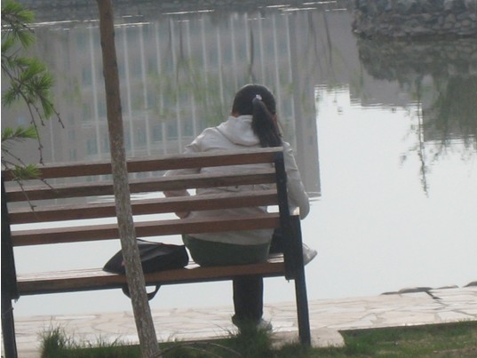 2009甘肃理工大学晨读照片2